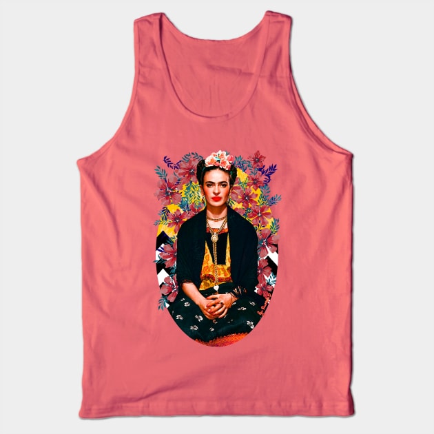 Frida Tropical Tank Top by jurumple